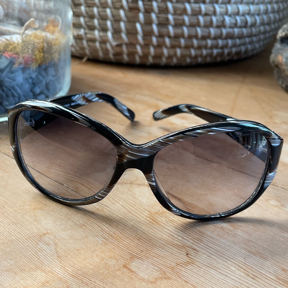Valentino Black Bone Y2K Sunglasses